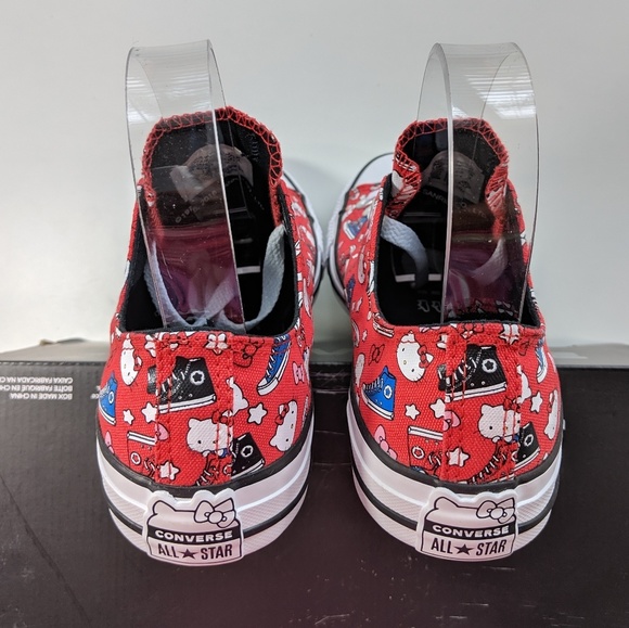 ⬇️Converse x Hello Kitty All Star Low Fiery Red - Picture 4 of 7